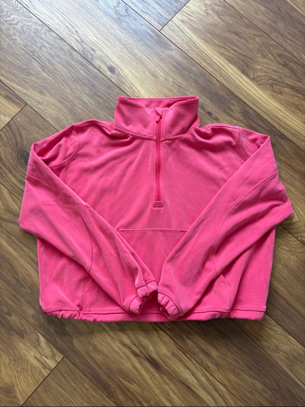 Lululemon Women’s Brushed Softstreme  Half Zip Glaze Pink Size 10